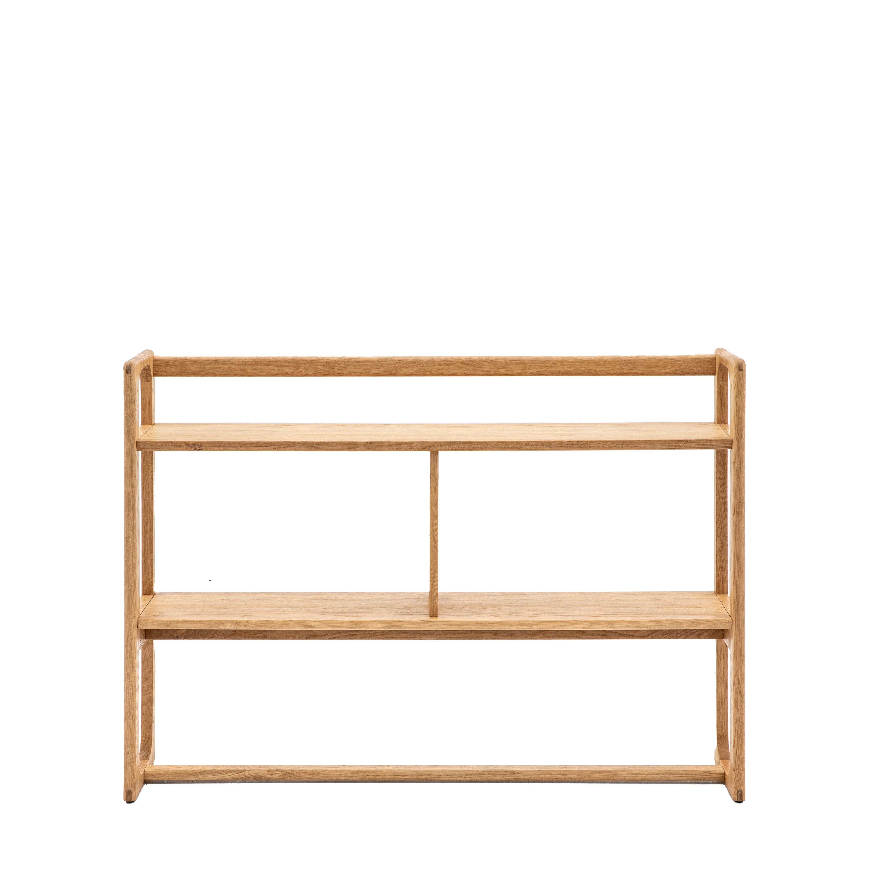 Novu Natural Oak Wood Open Display Wide